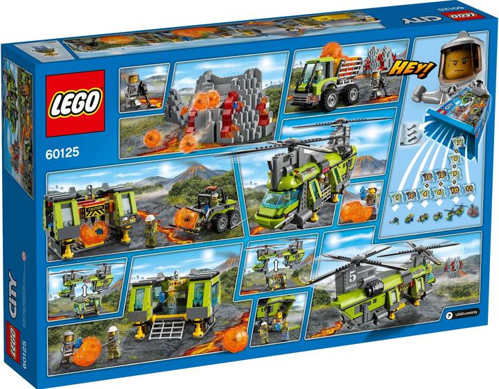 Immagine prodotto LEGO Elicottero di sollevamento pesante City Vulcan (60125, LEGO City)