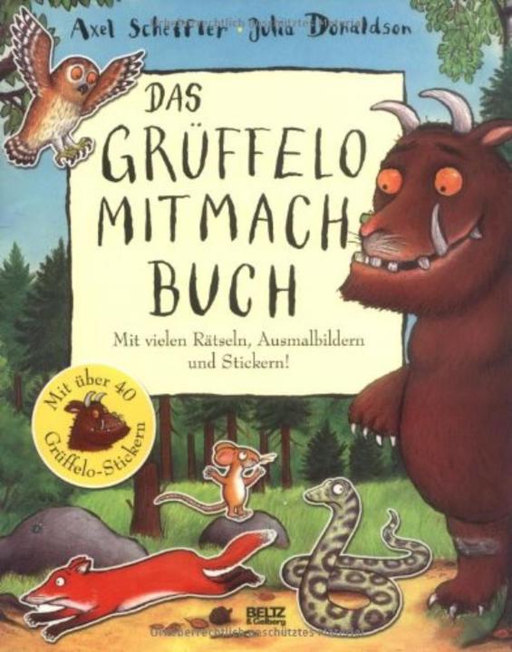 Immagine prodotto Das Grüffelo-Mitmachbuch (Tedesco, Scheffler Axel, Julia Paperino, 2018)