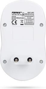 Actual product image Ranex LED Night Light with Motion Detector, Day/Night Sensor - 0.4 Watt 6000.293 White