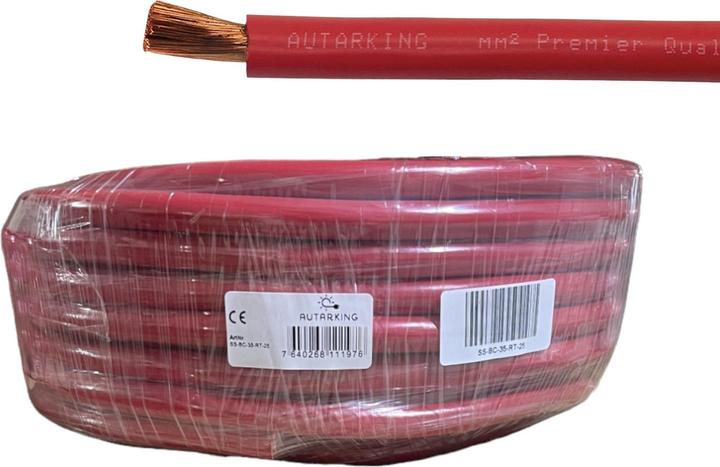 Actual product image Autarking Battery / starter cable Highly flexible - 35mm2 red -25m