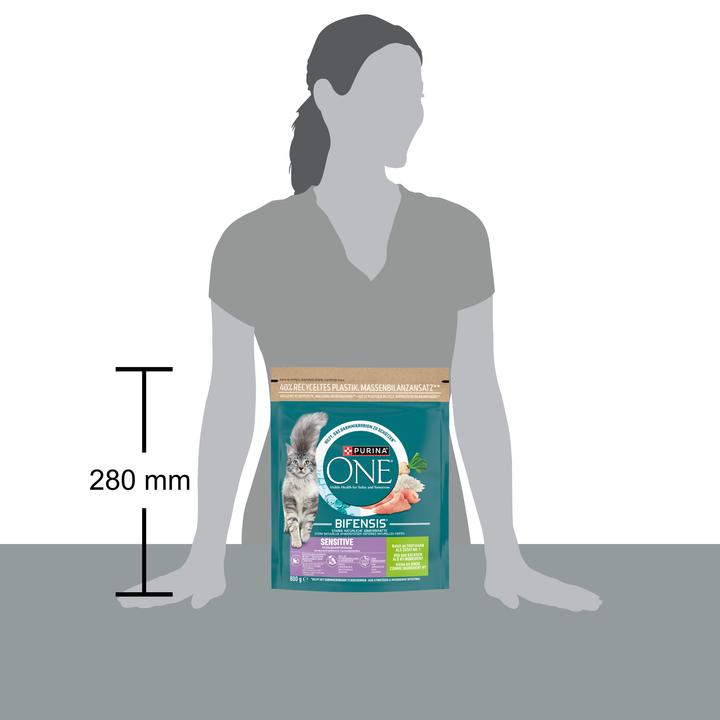 Image du produit Purina ONE Dinde et riz sensibles (Senior, Adulte, 1 pcs, 800 g)