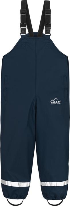 Actual product image Normani Children's rain trousers with braces "Skjolden" - 9251 (128)