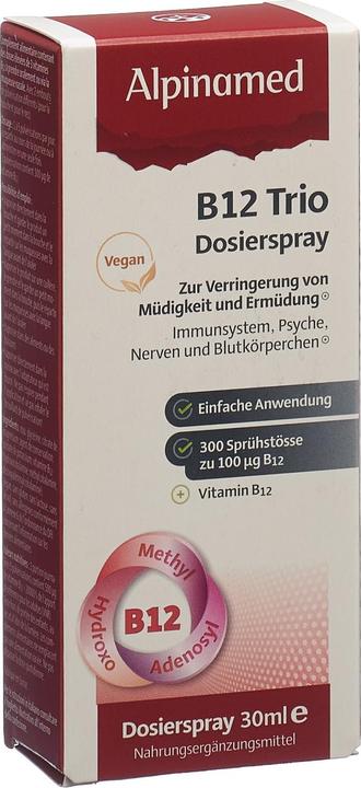 Actual product image Alpinamed B12 Trio (1 Piece, Spray, 120 g)