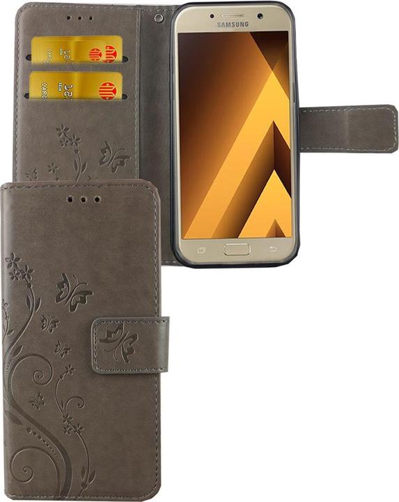 König Design Hülle Handy Schutz für Samsung Galaxy A3 (2017) Case Cover Tasche Wallet Etui (Samsung Galaxy A3 (2017))