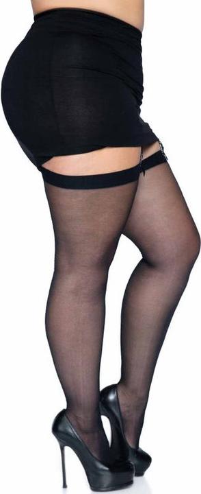 Actual product image Leg Avenue Suspender stockings with seam (One size)