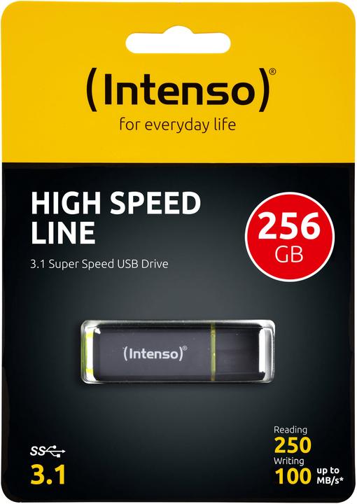 Actual product image Intenso High Speed Line (256 GB, USB 3.1, USB-A)