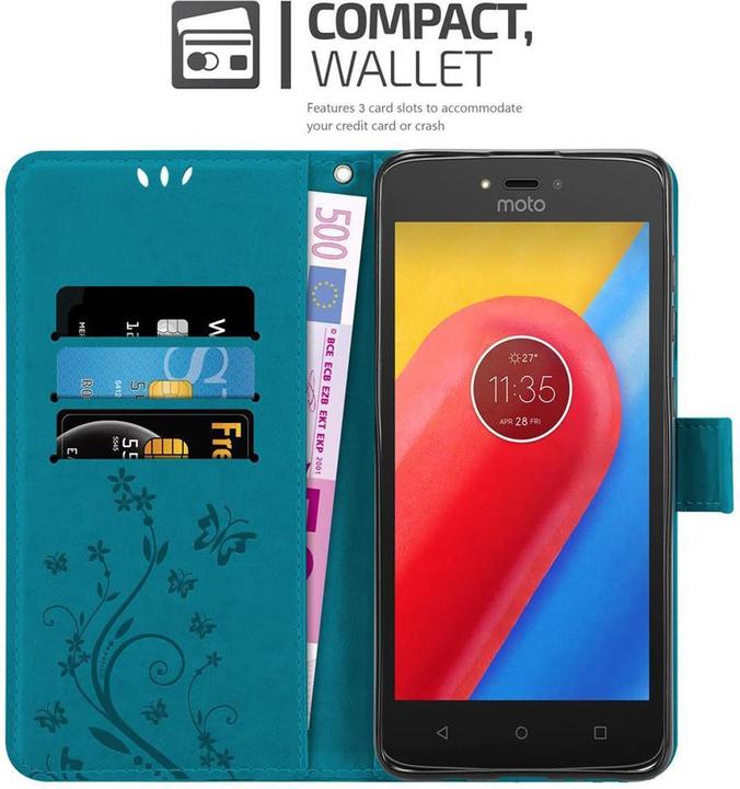 Immagine prodotto Cadorabo Copertina del libro di fiori (Motorola Moto C)