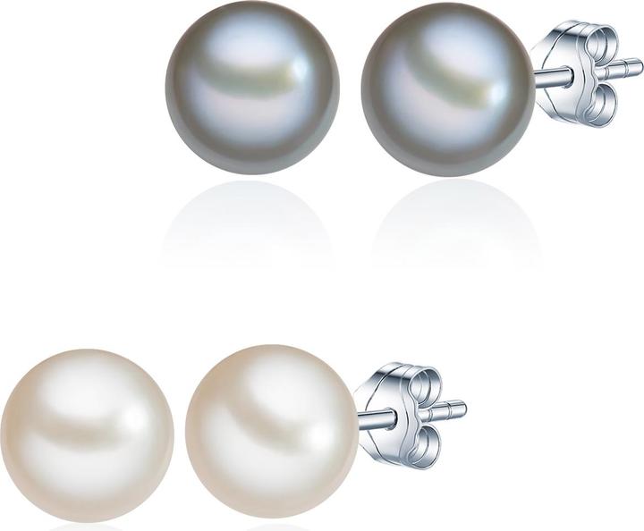 Produktbild Valero Pearls Damen Sterling Silber Süsswasser-Zuchtperle silber - 3698 (Sterling Silber)