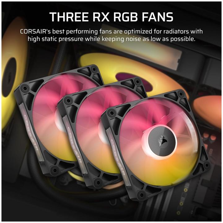 Image du produit Corsair iCUE LINK TITAN 360 RX RGB AIO, Radiateur 360mm, Refroidisseur CPU liquide