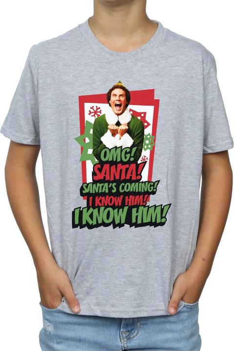 Actual product image Elf Boys OMG Santa T-Shirt (140, 146)