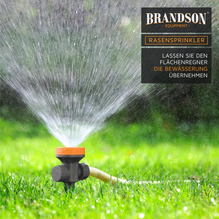 Produktbild Brandson 4x Rasensprenger 5 Fach, Versenkregner, Rasensprinkler, Flächenregner, Garten Sprinkler 4er Set (Versenkregner)