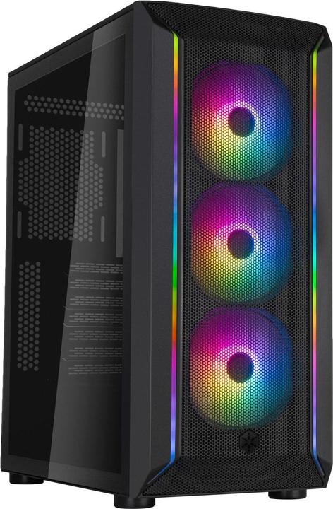 Actual product image Silverstone SST-FA511Z-BG - FARA High airflow ATX gaming chassis with excellent cooling potential (ATX, Mini-ITX, mATX)
