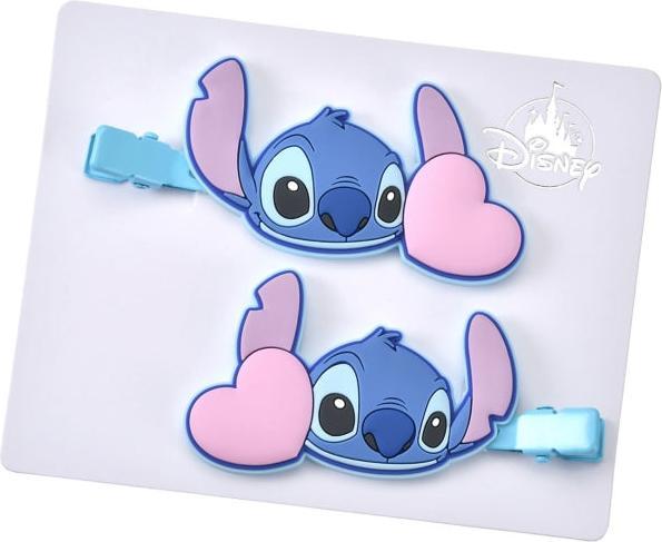 Produktbild Disney Stitch Haarspangen Set Farbclips Herz (2 Stk.)