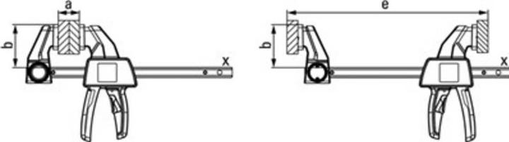 Actual product image Bessey One-handed clamp (600 mm)