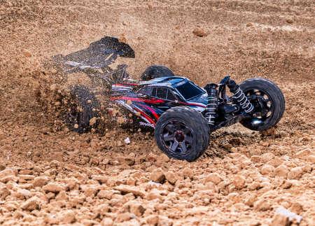 Immagine prodotto Traxxas JATO 4x4 BL2S Brushless rot 1/8 RTR, HD-Teile, ohne Akku/Lader (RTR pronto all'uso)