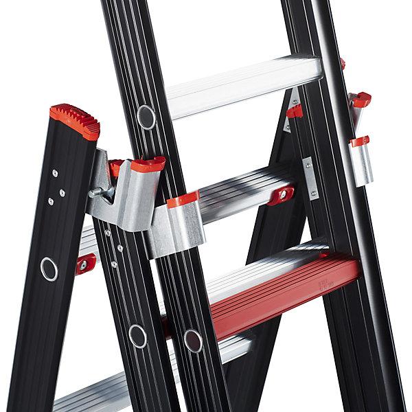 Immagine prodotto Altrex Scala multiuso NEVADA, 2 elementi, nero, 2 x 12 pioli. (Scaletta multiuso, 625 cm)