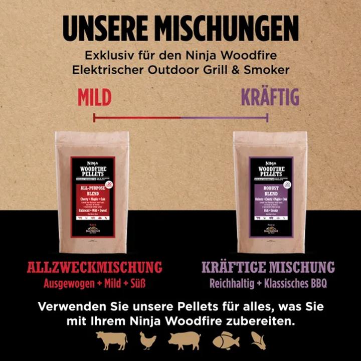 Image du produit Ninja Woodfire Pellets Robust Blend (0.91 kg)