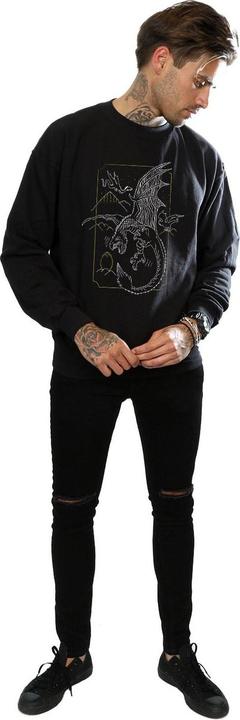 Image du produit - Sweat DRAGON LINE ART - Homme (S)