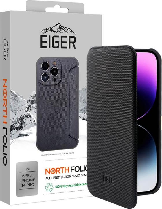Actual product image Eiger North Folio Bookcase (Apple iPhone 14 Pro)