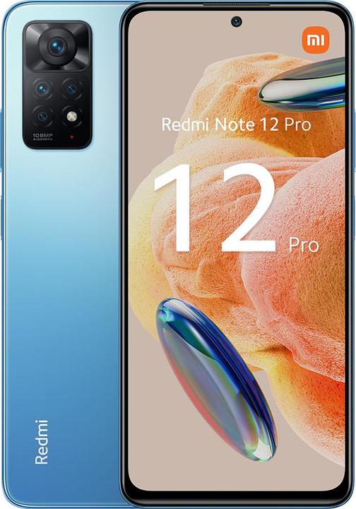 Image du produit Xiaomi Redmi Note 12 Pro (128 Go, Glacier Blue, 6.67", Double SIM, 108 Mpx, 4G)