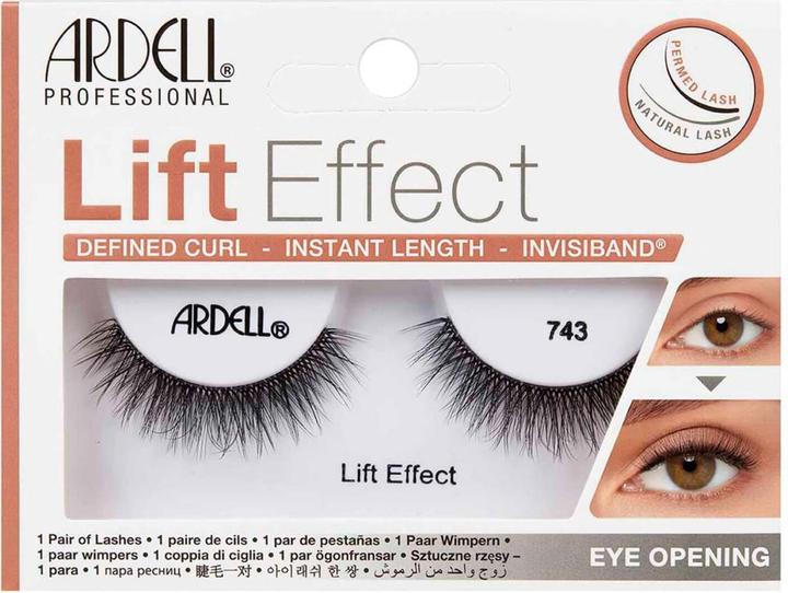 Actual product image Ardell False Lashes - Lift Effect 743 (Artificial eyelashes)