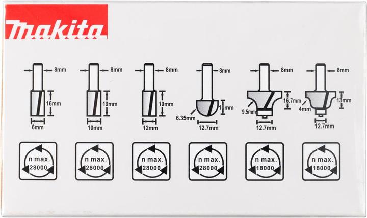 Actual product image Makita Cutter set