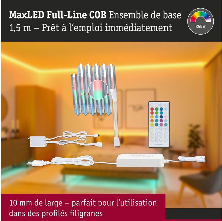 Actual product image Paulmann MaxLED 1000 Full-Line COB Stripe Set (RGBW, 150 cm, Indoor)