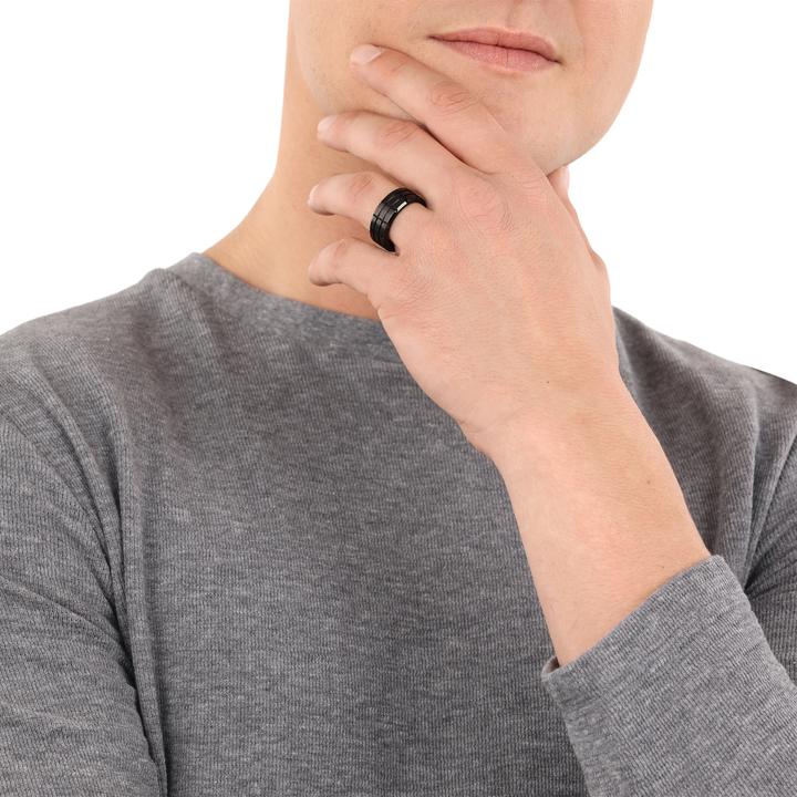 Produktbild S.Oliver Ringe für Herren, Edelstahl (64, 925 Silber)