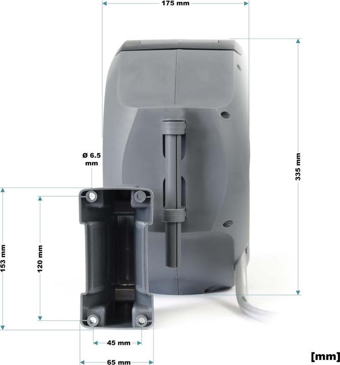 Produktbild XPOtool Schlauchbox Aufroll-Automatik 15m Wand Schlauchtrommel Garten Wasser (15 m)