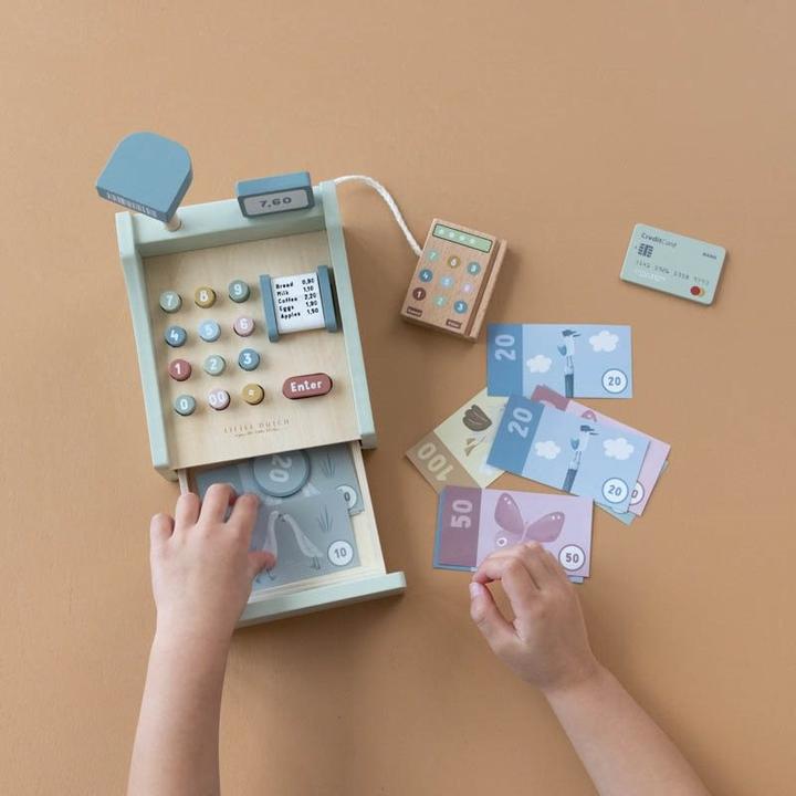 Actual product image Little Dutch Wooden cash register with scanner FSC