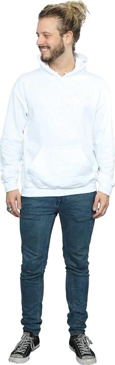 Immagine prodotto Nasa Modern Logo Chest Felpa con Cappuccio Uomo (XXL)