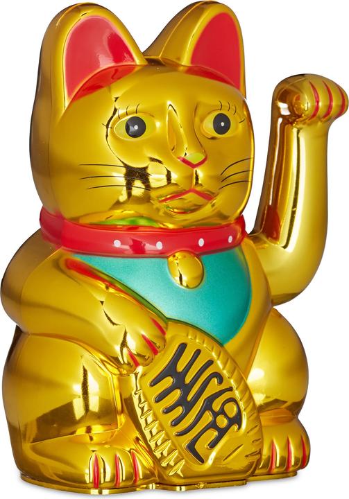 Produktbild Relaxdays Maneki Neko Winkekatze (10 x 8 x 16 cm)