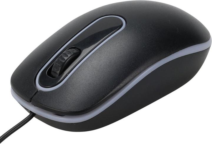 Actual product image ProWorld Optical USB mouse with 3 buttons, multicolour illumination (Cable)