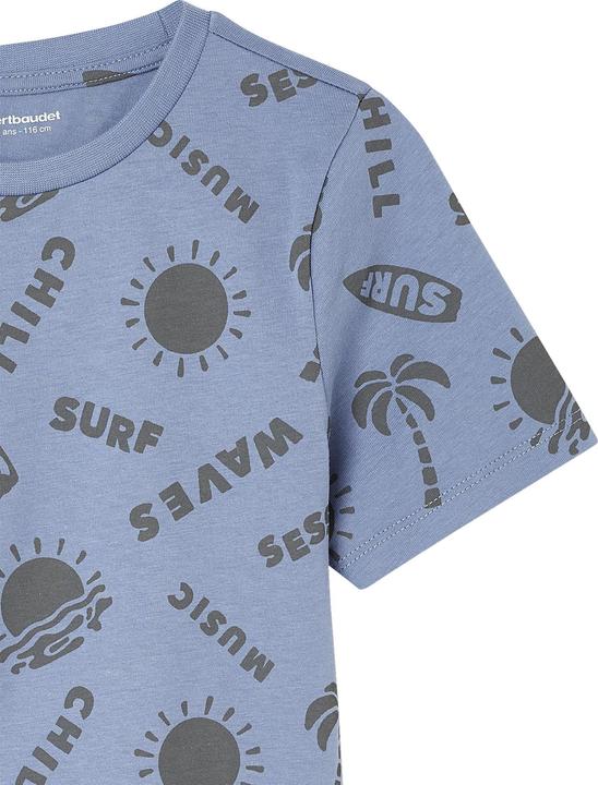 Produktbild Vertbaudet 3er-Pack Jungen Sommer-Schlafanzüge mit Surfer-Prints und Recycling-Baumwolle (92)