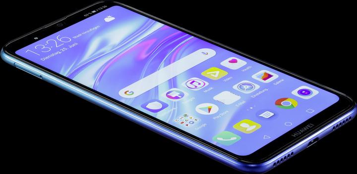 Produktbild Huawei Y7 2019 aurora blue (32 GB, Aurora Blue, 6.26", Hybrid Dual SIM, 13 Mpx, 4G)