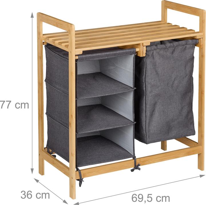 Produktbild Relaxdays Wäschekorbregal (35 l)