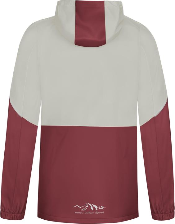 Produktbild Normani Kinder Regenjacke „Sointula“ Rot/Weiss (98, 102, 104, 100 A)