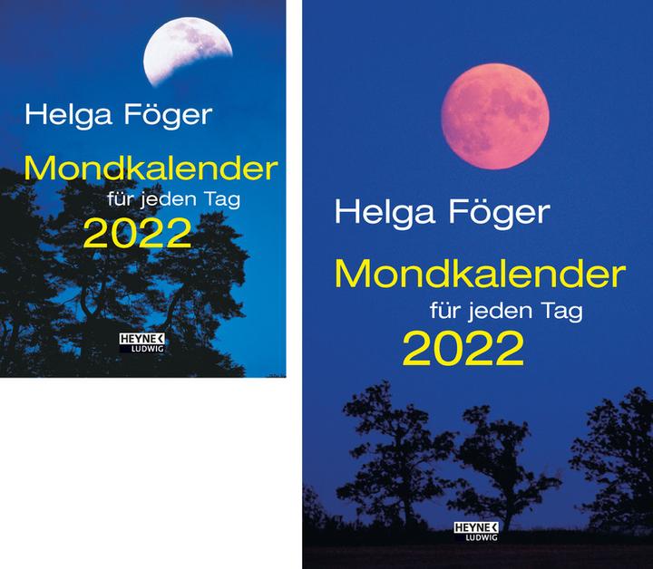 Heyne Ludwig Calendrier lune pour tous les jours (13 x 21 cm, Allemand)