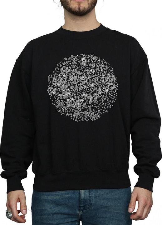 Immagine prodotto Star Wars Christmas Death Star Felpa Uomo (S)