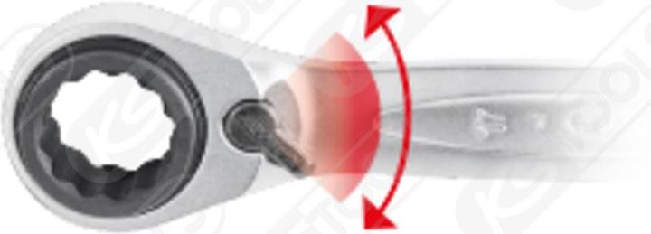 Actual product image KS Tools 1/4" + 11 mm Durchgangs-Steckschlüssel- und Bit-Satz (11 mm)