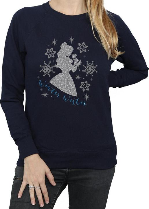 Image du produit Disney Princess - Sweat BELLE WINTER SILHOUETTE - Femme (L)