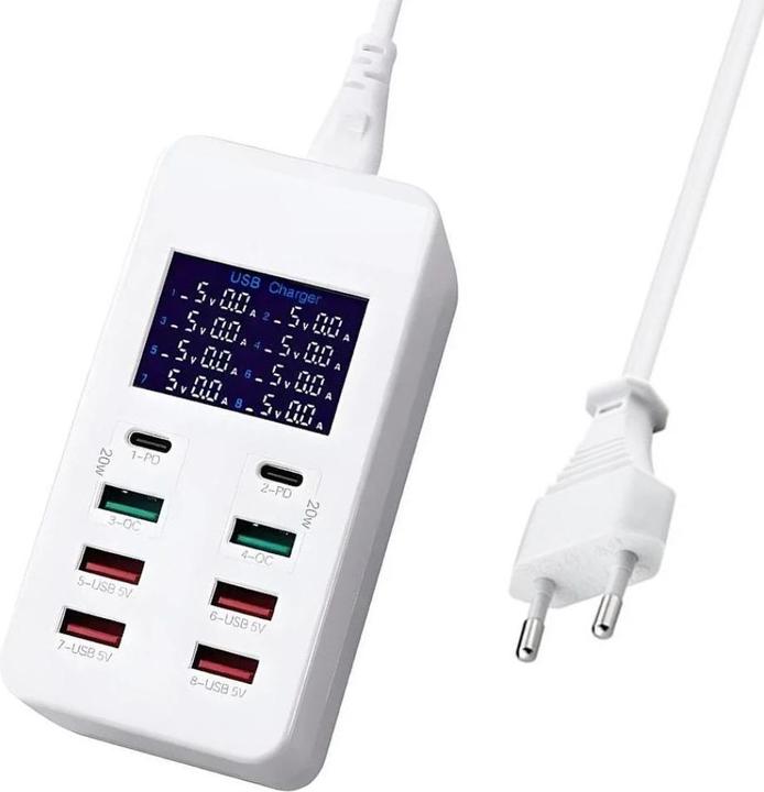 PowerGuard 8-Fach Smart USB Charger (60 W)