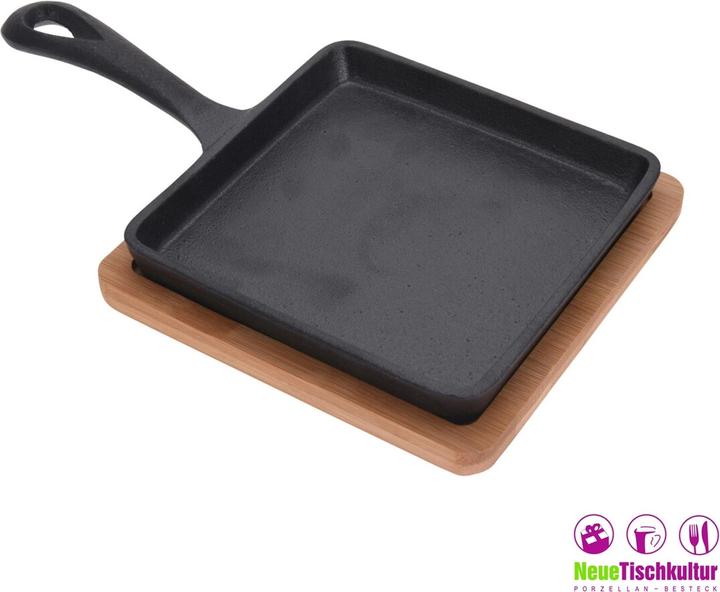 Actual product image neuetischkultur Tapas plate/iron skillet (24 cm, Frying pan, Cast iron)