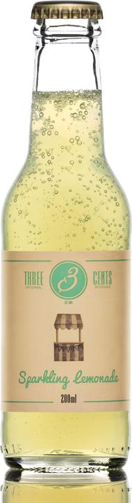 Actual product image Three Cents Sparkling Lemonade (24 x 20 cl)