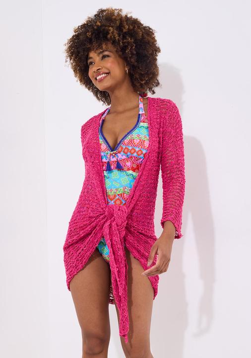 Actual product image Joe Browns Lightweight Popcorn Knit Longline Cardigan (One size)