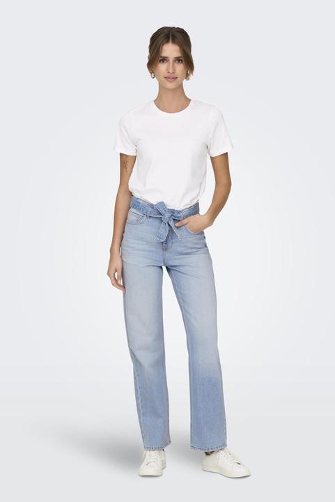 Produktbild Only ONLMADDIE Hohe Taille Weiter Beinschnitt Jeans Straight-Fit jeans (W32/L32)
