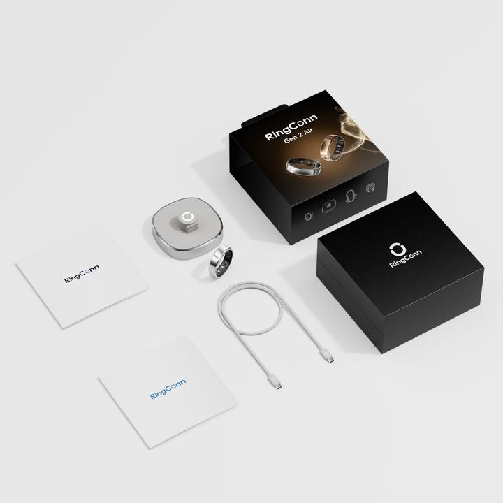 Produktbild RingConn Smart Ring Gen 2 Air (7, Silber)