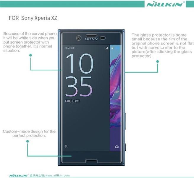 Actual product image Nillkin Matte Series (1 Piece, Sony Xperia XZ, Sony Xperia XZs)