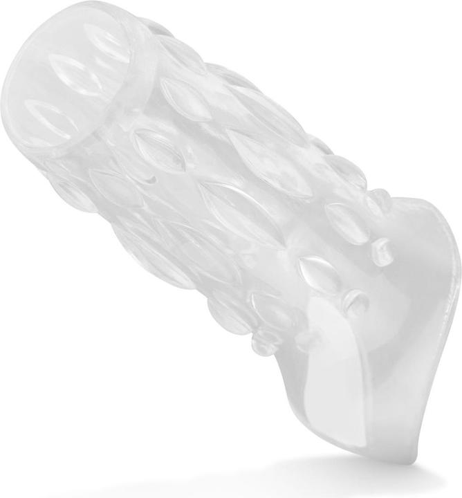 Produktbild Easytoys Gerippte offene PenisHülle Transparent