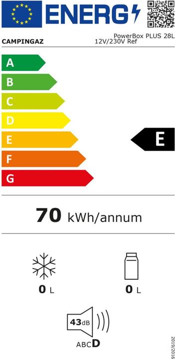 Energie-Label Campingaz Powerbox Plus (28 l)